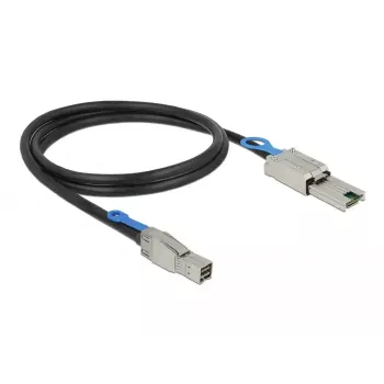 Võrgukaabel DeLOCK 83734 Mini SAS HD SFF-8644 Mini SAS SFF-8088 1m Must