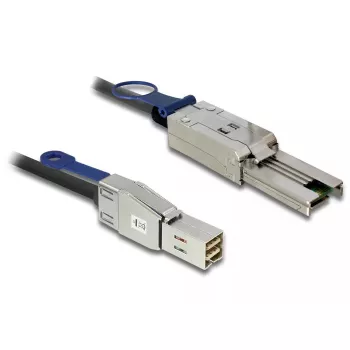 Võrgukaabel DeLOCK 83734 Mini SAS HD SFF-8644 Mini SAS SFF-8088 1m Must
