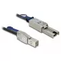 Võrgukaabel DeLOCK 83734 Mini SAS HD SFF-8644 Mini SAS SFF-8088 1m Must
