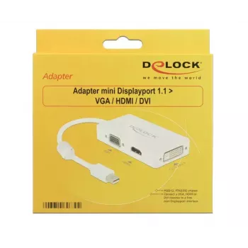 Kaabel DeLOCK 0,16 m DisplayPort VGA HDMI DVI