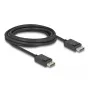 DeLOCK DisplayPorti kaabel 16K 30 Hz 8K 60 Hz 40 Gbps 3 m