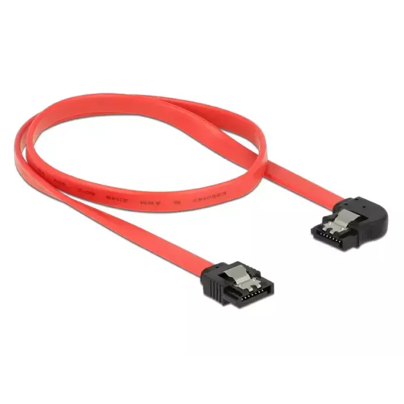SATA-kaabel DeLOCK 83964 0,5 m Must Punane