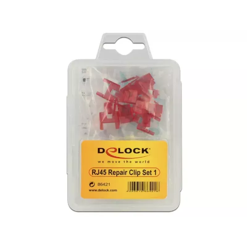 Kaabliklamber DeLOCK 86421 RJ45 mitmevärviline 40 tk