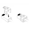 Kaabliklamber DeLOCK 86421 RJ45 mitmevärviline 40 tk