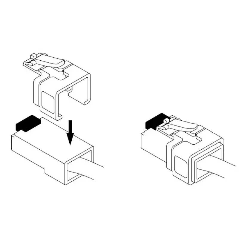 Kaabliklamber DeLOCK 86421 RJ45 mitmevärviline 40 tk