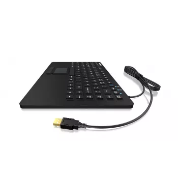 KeySonic KSK-5230 IN (DE) klaviatuur kontor USB QWERTZ Saksa must