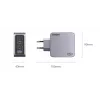 Ugreen Nexode Pro 160W GaN laadija USB-C kaabliga universaalne must, hall AC kiirlaadimine siseruumides