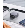 Ugreen Nexode Pro 160W GaN laadija USB-C kaabliga universaalne must, hall AC kiirlaadimine siseruumides