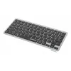 Manhattan Ultra õhuke Dual-Mode juhtmevaba klaviatuur, Saksa QWERTZ paigutus, Bluetooth (v3.0) ja juhtmeta (2,4 GHz), 78 madalprofiiliga kääritüüpi klahvi, automaatne toitehaldus, leviala 10 m, USB-A mikro vastuvõtja, AAA-aku (kaasas), Windows ja Mac, kolmeaastane garantii