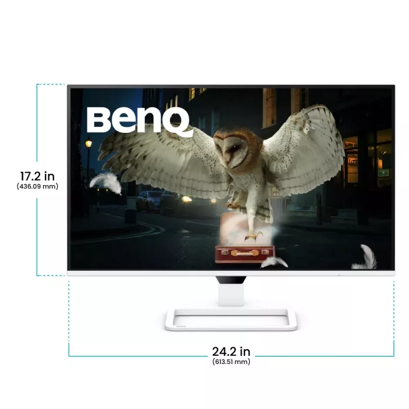 Arvutimonitor BenQ EW270Q 27 tolli (68,6 cm) 2560 x 1440 2K Ultra HD LCD valge sisseehitatud kõlaritega