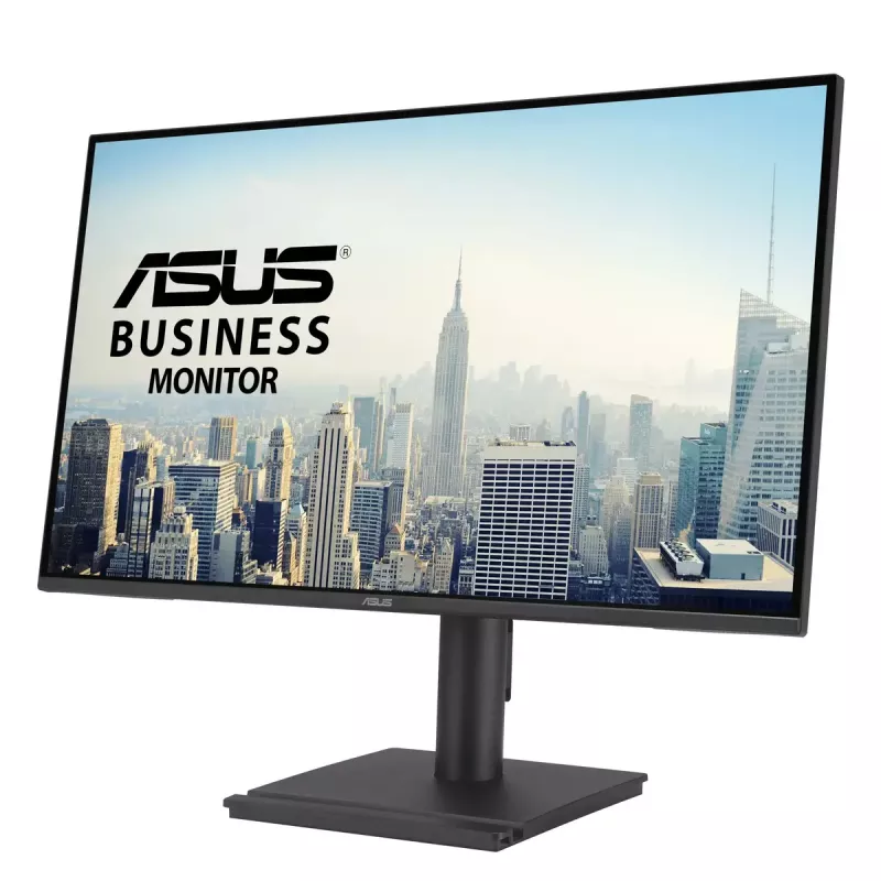 27-tolline ASUS BE27AQ IPS LCD monitor, 2560 x 1440 WQHD, 5 ms, USB 3.2 jaotur, kõrguse reguleerimine, VESA, sisseehitatud kõlarid, must