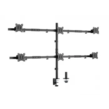 Monitor Desk Mount Bracket Equip 17 inch-32 inch Articulating 6, Equip 17 inch-32 inch Articulating 6 Monitor Desk Mount Bracket
