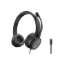 Peakomplekt CONCEPTRONIC POLONA05BC — Stereo USB-C, mürasummutava mikrofoniga, kõrvaklappidega, 2 m kaabel, 20–22000 Hz, must