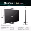 Hisense A7Q 55A7Q 139.7 cm (55 tolli) 4K Ultra HD nutiteleviisor Wi-Fi must