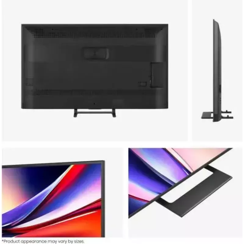 Hisense A7Q 65A7Q 165,1 cm (65 tolli) 4K Ultra HD nutiteler Wi-Fi must 400 cd/m²