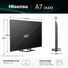 Hisense A7Q 65A7Q 165,1 cm (65 tolli) 4K Ultra HD nutiteler Wi-Fi must 400 cd/m²