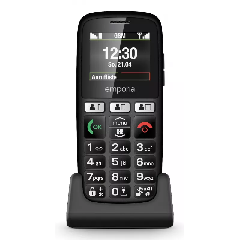 Emporia emporiaHAPPY 4,6 cm (1,81 tolli) 70 g Must Algtaseme telefon