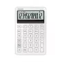 Lauakalkulaator CASIO MS-200DQ 12-kohaline, aku/päikeseenergia, maksu- ja kasumiarvutusfunktsioonid, valge