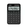 Lauakalkulaator CASIO MS-20YC — baasmudel, patarei/päikeseenergia toide, maksu- ja kasumiarvutused, must