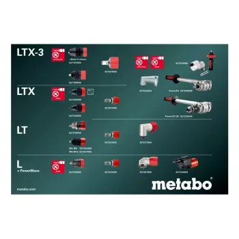 Püstolkäepidemega puur Metabo BS 18 LTX-3 BL Q I Metal 4000 RPM 3 kg