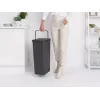 Brabantia Sort & Go 40L ristkülikukujuline taaskasutusprügikast, hall