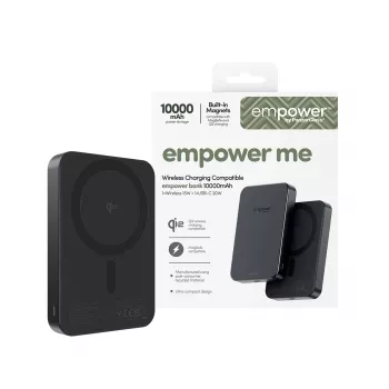 Kaasaskantav akupank PanzerGlass empower™ 10000mAh Space Must, 0,245 kg