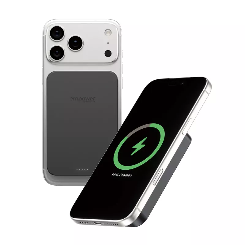 Kaasaskantav akupank PanzerGlass empower™ 10000mAh Space Must, 0,245 kg