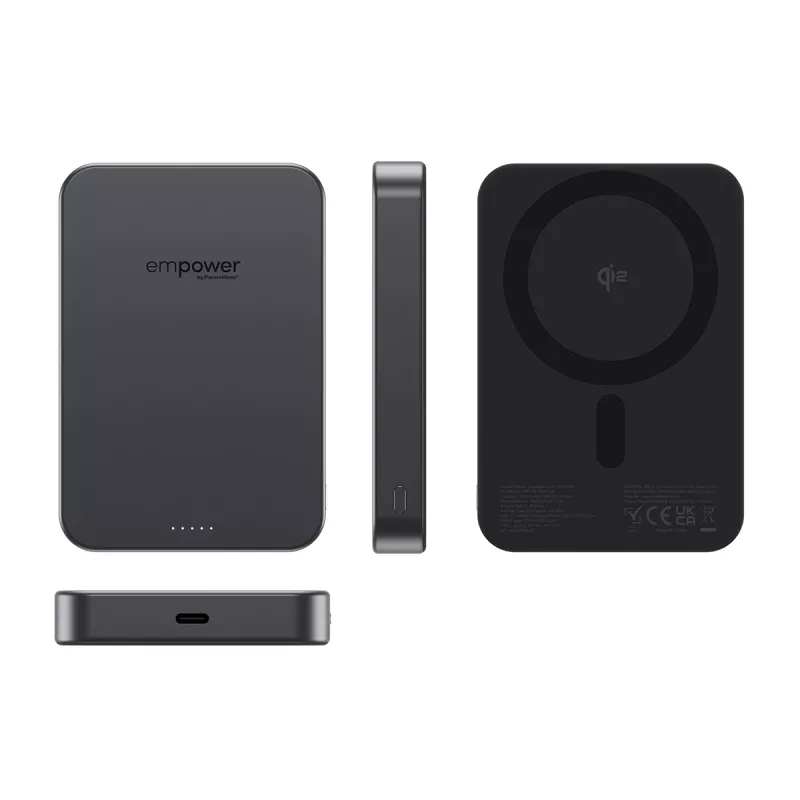 Kaasaskantav akupank PanzerGlass empower™ 10000mAh Space Must, 0,245 kg