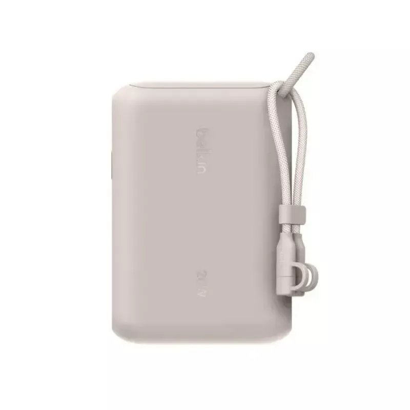 Kaasaskantav akupank Belkin BPB027hqSD 10000 mAh, liivavärvi, 2 × USB‑C porti