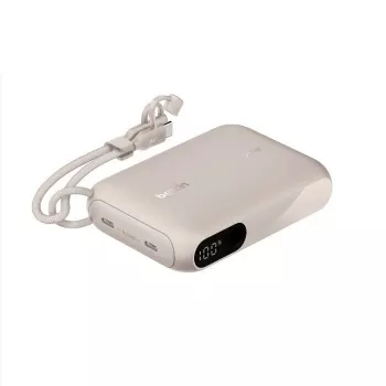 Kaasaskantav akupank Belkin BPB027hqSD 10000 mAh, liivavärvi, 2 × USB‑C porti
