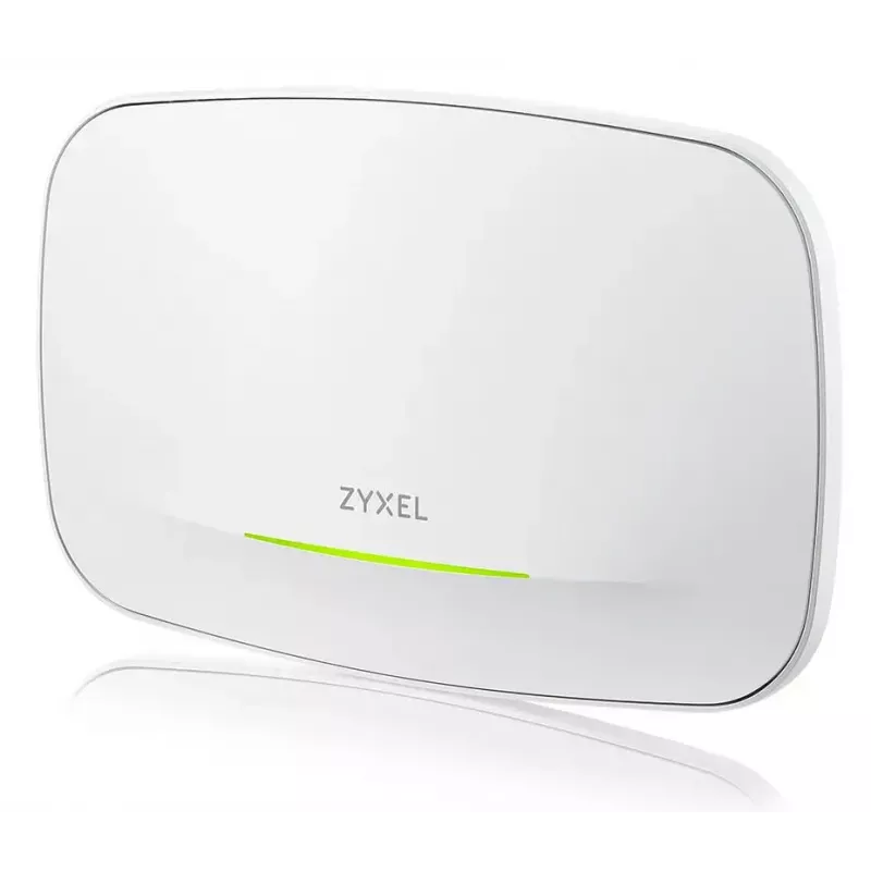 Juhtmevaba pääsupunkt Zyxel NWA240BE — kahe-/kolmeribaline 2,4/5/6 GHz, PoE, 1× RJ‑45, valge