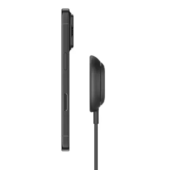 Laadija Belkin UltraCharge WIA013HQBK — juhtmeta USB kiirlaadija nutikella ja nutitelefoni jaoks, siseruumidesse, 2 m kaabel, must