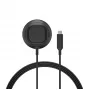 Laadija Belkin UltraCharge WIA013HQBK — juhtmeta USB kiirlaadija nutikella ja nutitelefoni jaoks, siseruumidesse, 2 m kaabel, must