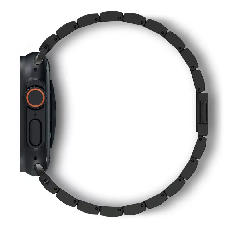 Nutikella rihm Decoded Traction Band Must Titanium — randme suurus 130–225 mm, 1 tk