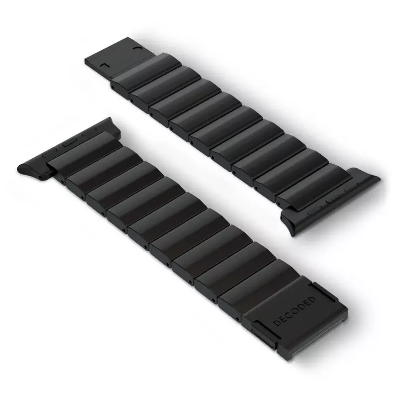 Nutikella rihm Decoded Traction Band Must Titanium — randme suurus 130–225 mm, 1 tk