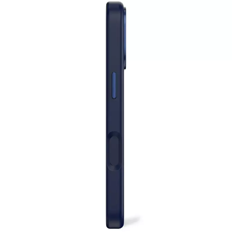 Mobiiltelefoni ümbris Decoded D25IPO17BCS9TY iPhone 17 jaoks — ümbris, sobib kuni 16 cm (6,3 tolli), tumesinine, mikrokiud ja PU