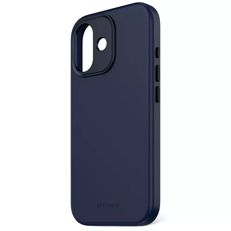 Mobiiltelefoni ümbris Decoded D25IPO17BCS9TY iPhone 17 jaoks — ümbris, sobib kuni 16 cm (6,3 tolli), tumesinine, mikrokiud ja PU
