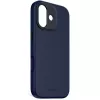 Mobiiltelefoni ümbris Decoded D25IPO17BCS9TY iPhone 17 jaoks — ümbris, sobib kuni 16 cm (6,3 tolli), tumesinine, mikrokiud ja PU