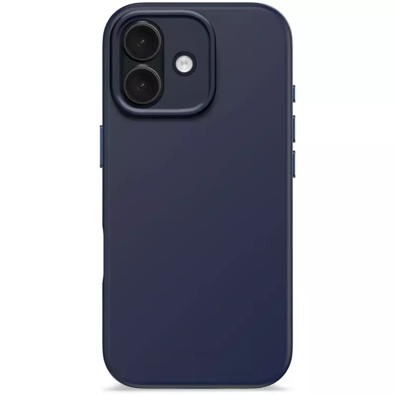 Mobiiltelefoni ümbris Decoded D25IPO17BCS9TY iPhone 17 jaoks — ümbris, sobib kuni 16 cm (6,3 tolli), tumesinine, mikrokiud ja PU