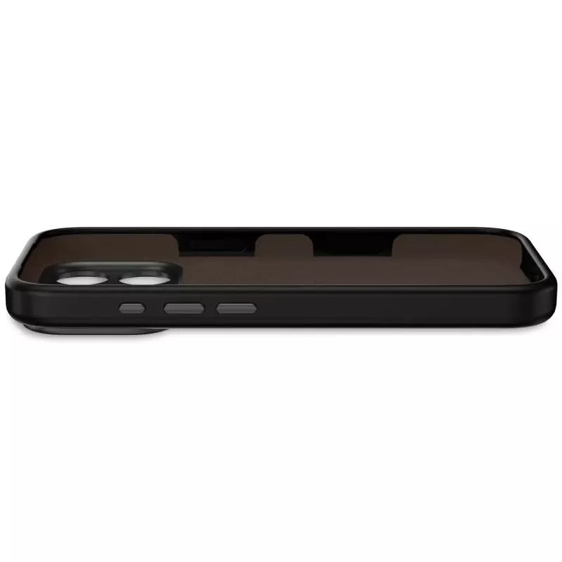 Decoded silikoonist tagakate Apple iPhone 17 Pro Max jaoks — ühildub 6,9 tolli (17,5 cm), must, mikrokiud/PU