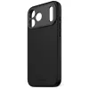 Decoded silikoonist tagakate Apple iPhone 17 Pro Max jaoks — ühildub 6,9 tolli (17,5 cm), must, mikrokiud/PU
