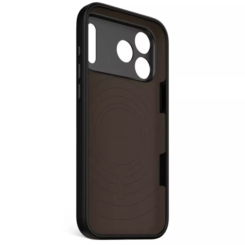 Decoded silikoonist tagakate Apple iPhone 17 Pro Max jaoks — ühildub 6,9 tolli (17,5 cm), must, mikrokiud/PU