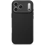 Decoded silikoonist tagakate Apple iPhone 17 Pro Max jaoks — ühildub 6,9 tolli (17,5 cm), must, mikrokiud/PU