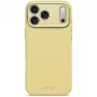 Decodeeritud silikoonist tagakaas Apple iPhone 17 Pro Max, ühilduv 6,9-tolliste (17,5 cm) ekraanidega, kollane