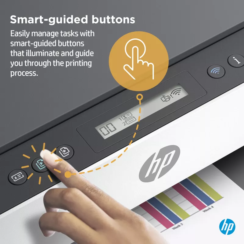HP Smart Tank Tank Printer, termoinkjet, värviprinter, 4800 x 1200 DPI, A4, otsetrükk, hall