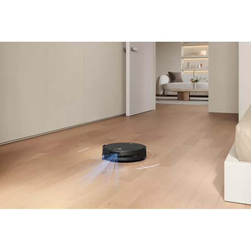 Robot vacuum Ecovacs DEEBOT T90 PRO OMNI — bagless 0.25 L dust bin, 350 min runtime, Li‑Ion 4000 mAh, Must