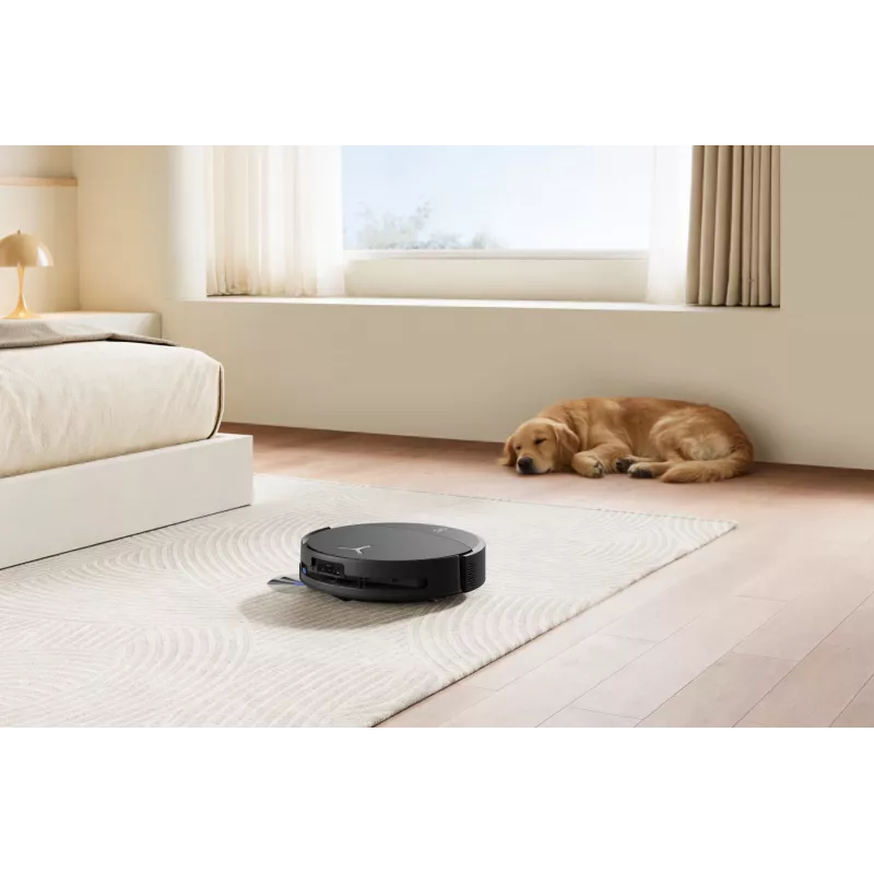 Robot vacuum Ecovacs DEEBOT T90 PRO OMNI — bagless 0.25 L dust bin, 350 min runtime, Li‑Ion 4000 mAh, Must
