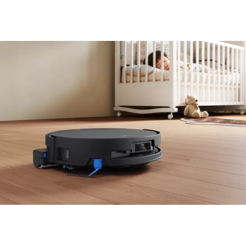 Robot vacuum Ecovacs DEEBOT T90 PRO OMNI — bagless 0.25 L dust bin, 350 min runtime, Li‑Ion 4000 mAh, Must