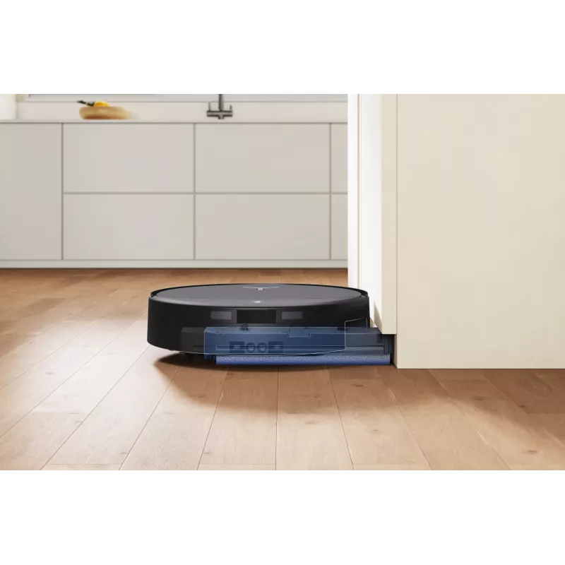 Robot vacuum Ecovacs DEEBOT T90 PRO OMNI — bagless 0.25 L dust bin, 350 min runtime, Li‑Ion 4000 mAh, Must