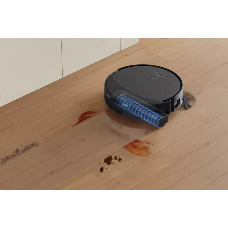 Robot vacuum Ecovacs DEEBOT T90 PRO OMNI — bagless 0.25 L dust bin, 350 min runtime, Li‑Ion 4000 mAh, Must
